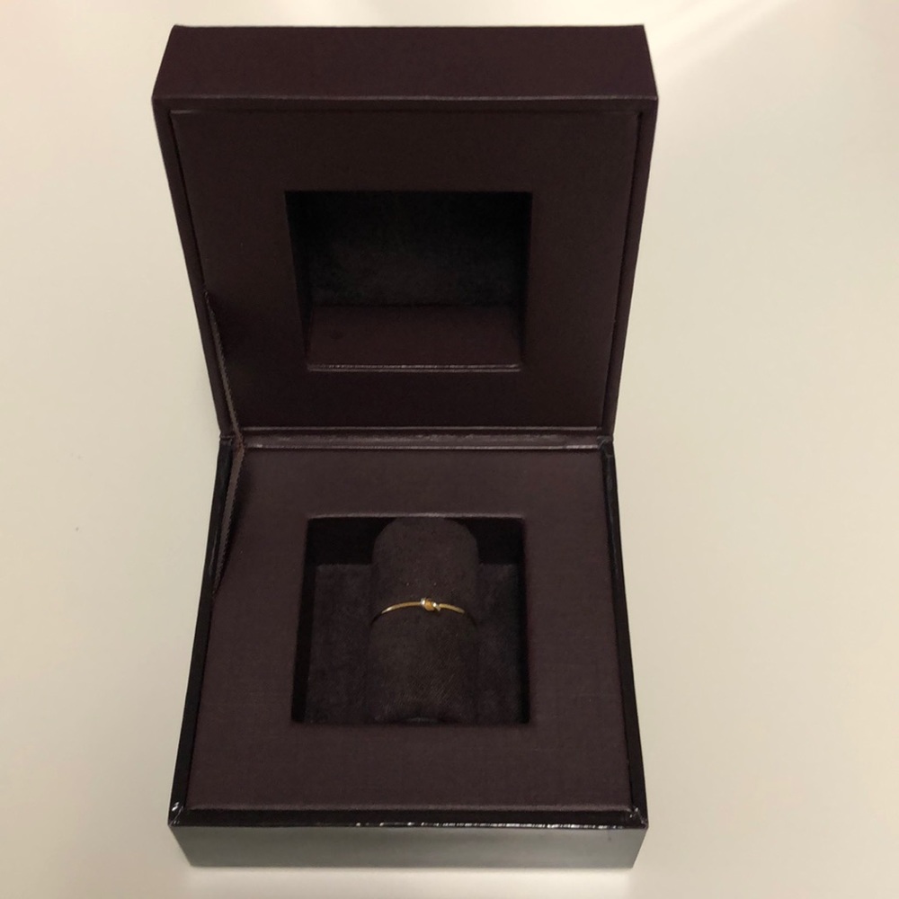 Knot ring in gold-plated .925 sterling silver - Picture 4 of 5